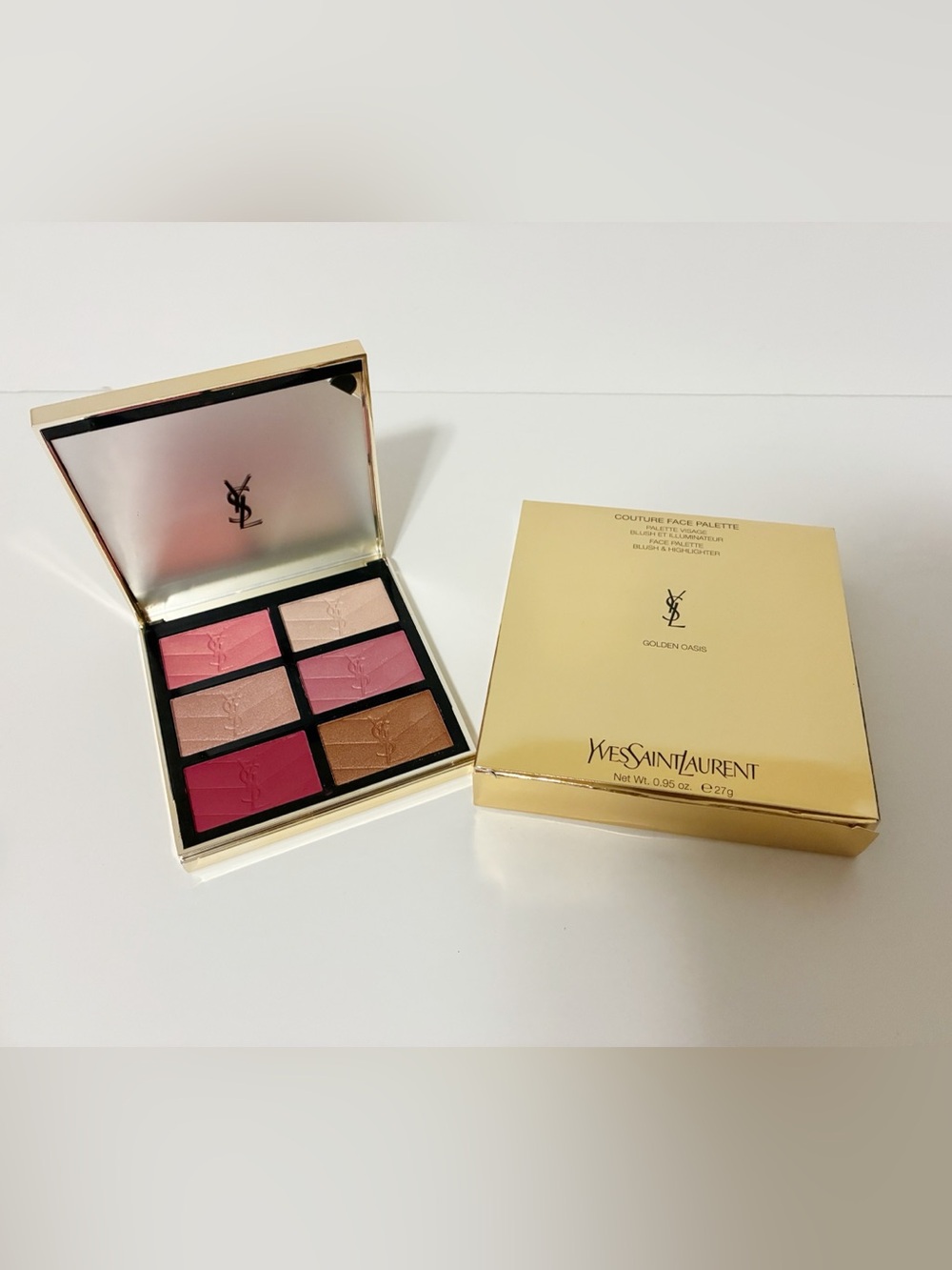🌸 YSL YVES SAINT LAURENT COUTURE FACE PALETTE in GOLDEN OASIS 27g/0.95oz